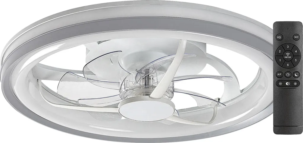 Plafonnier ventilateur silencieux WIFI Rabalux : fini la chaleur !