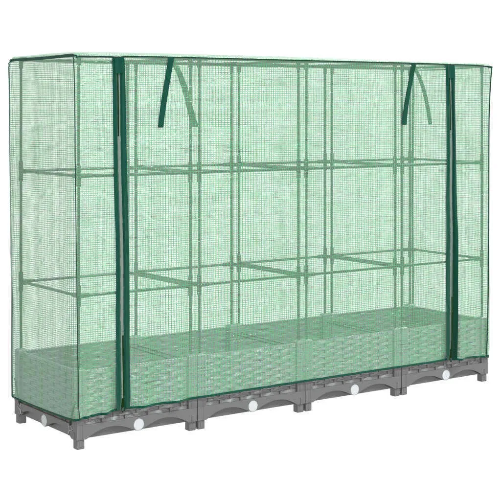 Specifiche vidaXL Letto Rialzato 160x40x123 cm con Serra Rattan