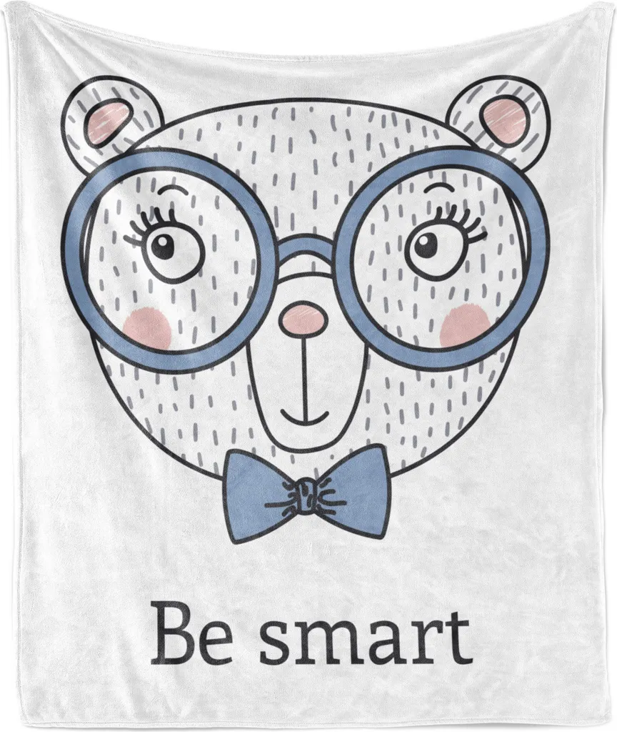 Coperta ABAKUHAUS Orso Be Smart | Regalo Esclusivo 175x230 cm