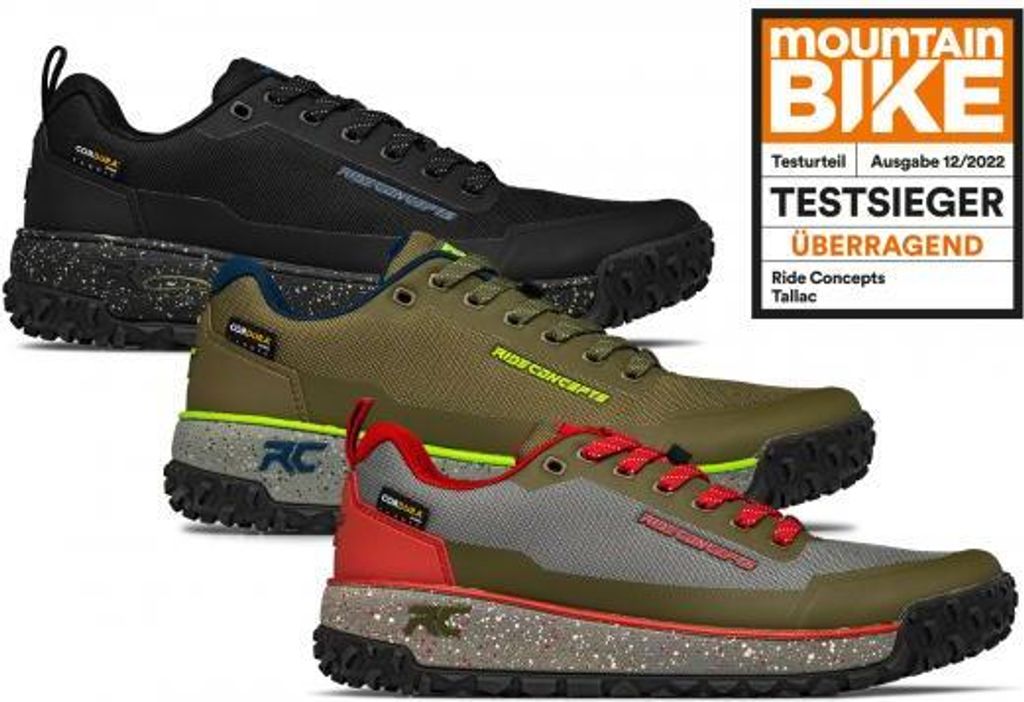 Ride Concepts Tallac Flat Men's Shoe, Black/Charcoal, 41,5