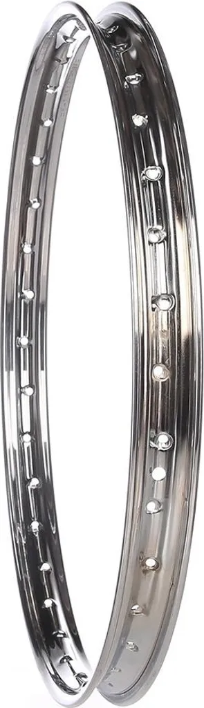 Jante Acier Chromé 1,35 x 22 Haute Résistance pour Simson SR1 Rétro