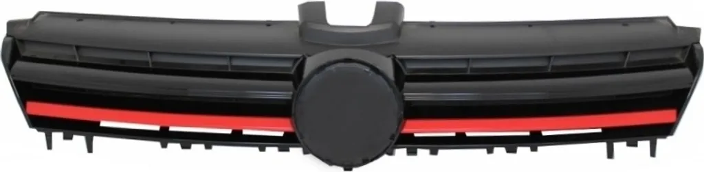 Grille de radiateur Golf 7 avec inserts rouges sport en ABS robuste