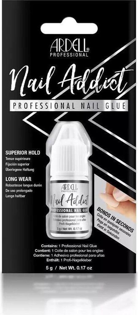 Ardell Professional | Starker Nagelkleber für Nagelspitzen, Maniküre, Nail Addict, 5g, Nagelkleber