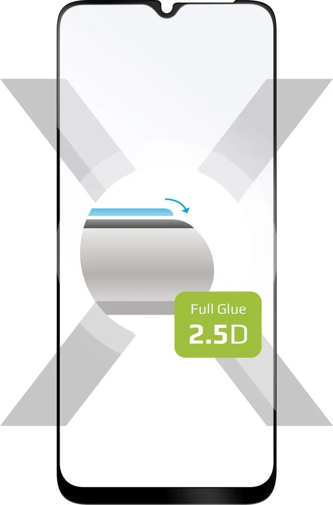 Custodia Samsung Galaxy A22 5G FullGlue FISSA Nero - Protezione Totale