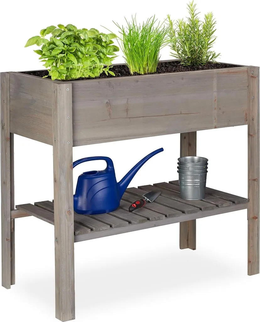 Carré potager pour balcon Panneau Moestuinbak idéal pour aromates