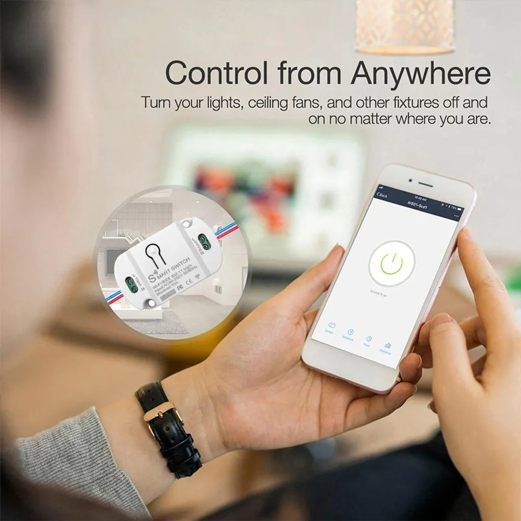 Modulo Smart Tuya per Casa: Controlla Luci e Timer via App e Voce - 2