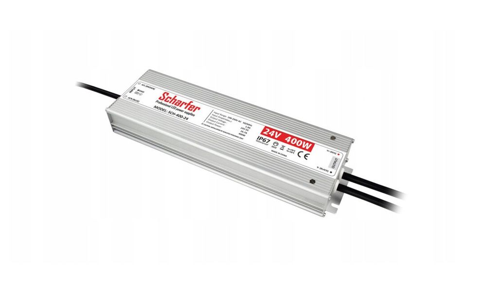 Scharfer wasserdichtes LED-Netzteil 16.7A 400W 24V IP67
