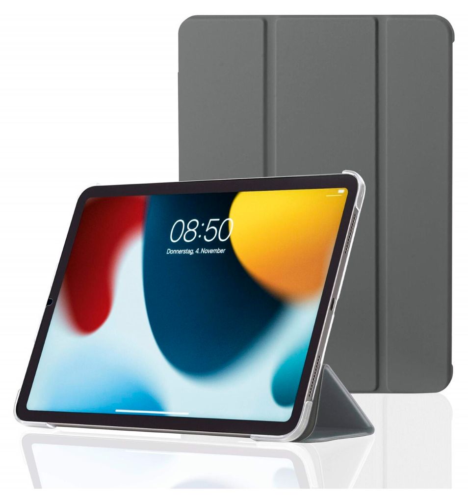 Custodia per tablet pieghevole grigio chiaro per iPad mini Immagine del prodotto 