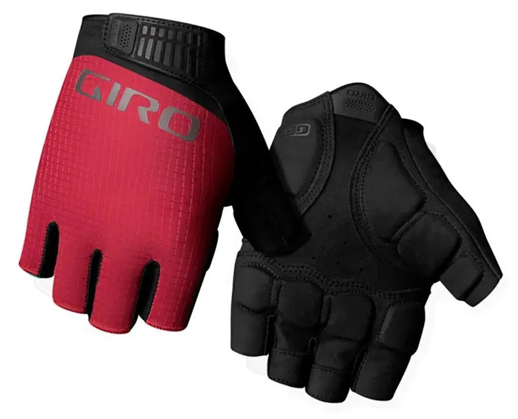 Gants de cyclisme route Giro Bravo II Gel Rouge 2XL pour sorties été