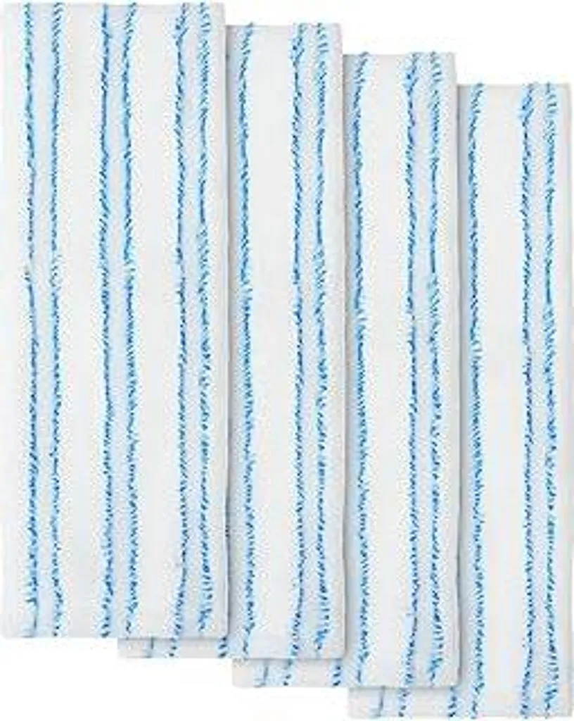 Kit 4 Panni Pavimenti 45x14 cm: Microfibra Ricambio Mocio Spray Blu