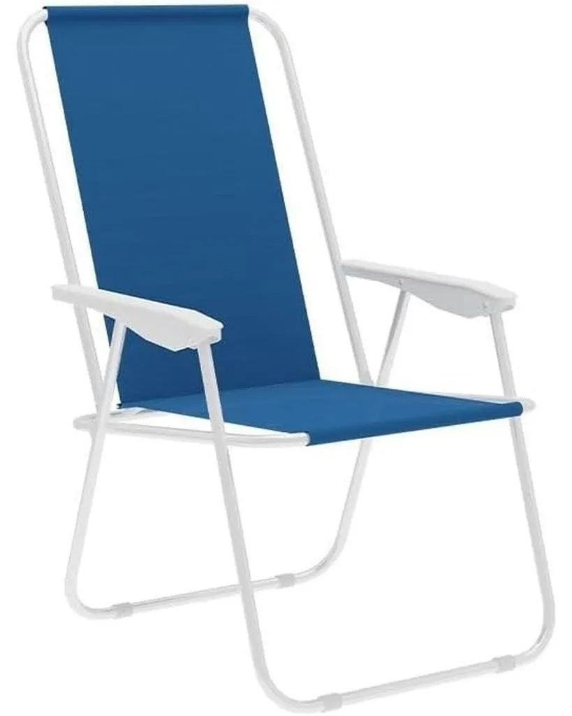Table de camping pliante grise Marbueno format rectangulaire stable