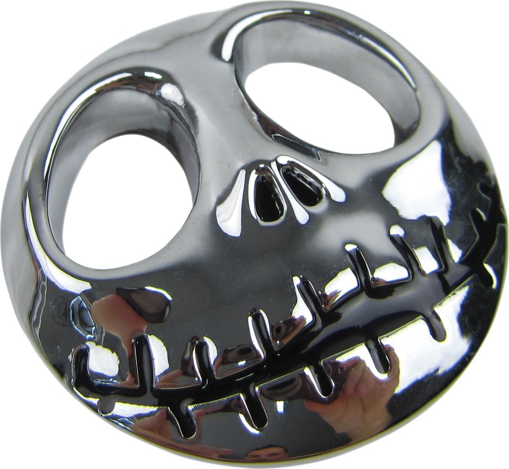 Exklusives Emblem Sticker Metall Auto Sugar Skull Totenkopf Mexiko Style Chrom
