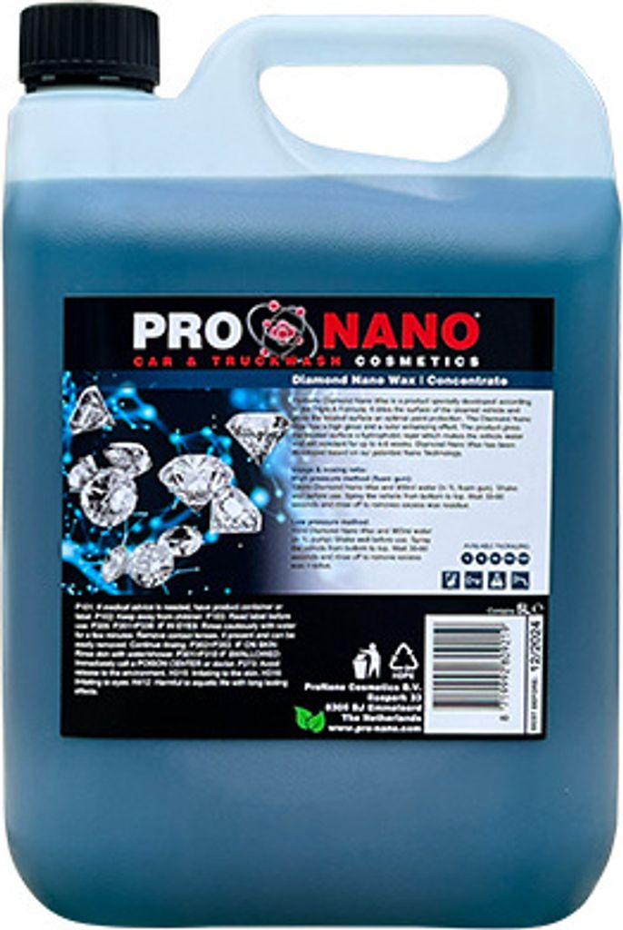 5L ProNano Diamond Nano Wax | Optimaler Lackschutz und ein toller Tiefenglanz | Geeignet für alle Fahrzeuge | Konzentratprodukt |