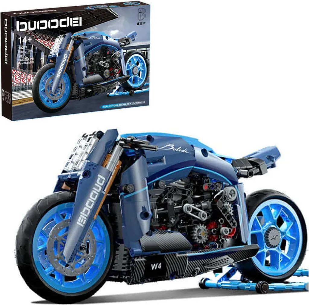 Idée Cadeau Voiture de Sport à Monter pour Passionné de Modélisme MOC