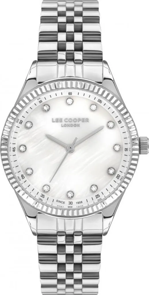 Montre mode femme argentée Lee Cooper LC07310.320 cadran minimaliste