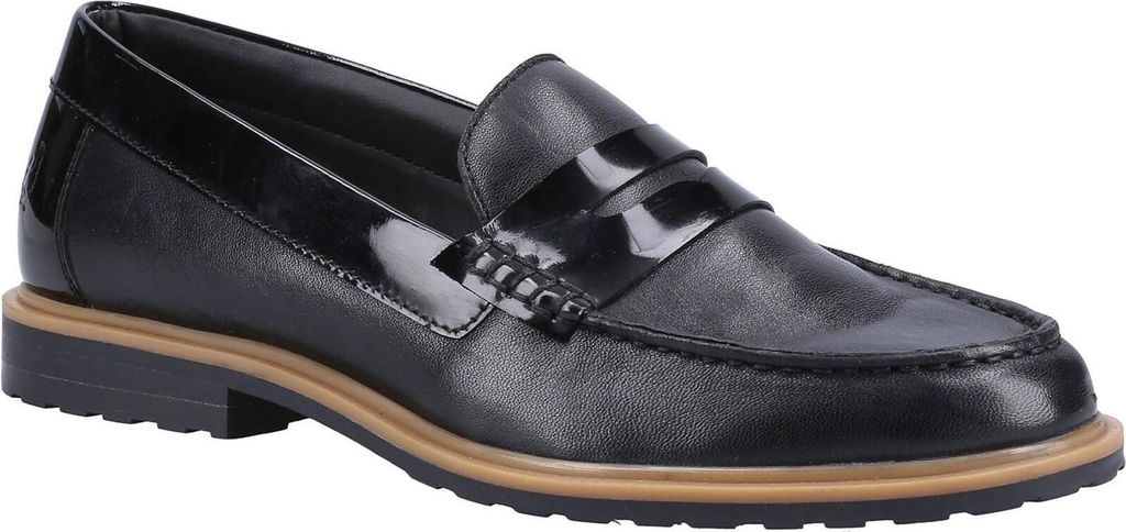 Hush Puppies - Damen Freizeitschuhe "Verity", Leder FS9734 (36 EU) (Schwarz)