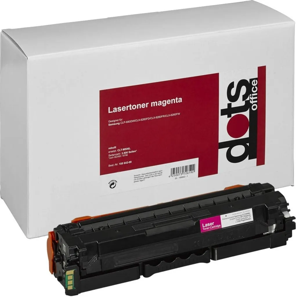 Toner DOTS 3513 Magenta Longue Durée pour Samsung CLT-M506L Premium