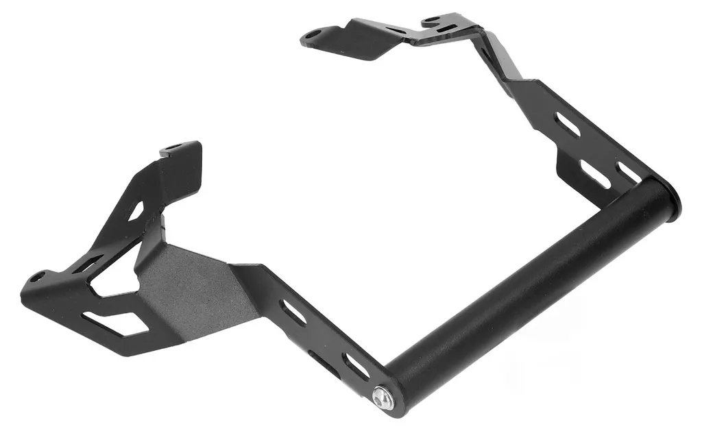 Support Navigation Moto TIGER 800 avec Rallonge en Acier Carbone 22mm