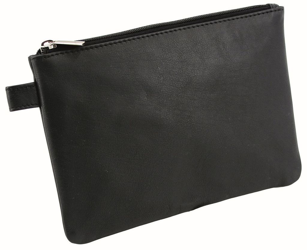 Alassio Banktasche/Utensilientasche Leder schwarz Produktbild 