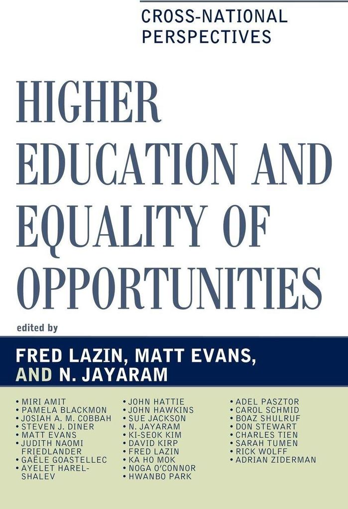 Higher Education and Equality of Opportunity