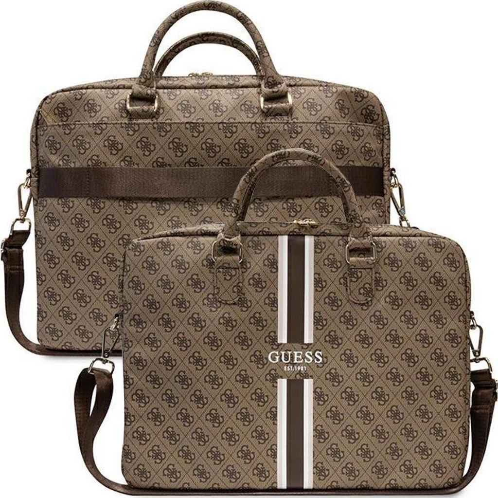 GUESS Notebook bag 16 inches 4G Printed GUCB15P4RPSW brown Immagine del prodotto 