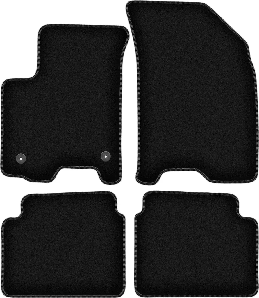 Tappetini Daewoo Kalos Velluto Nero 2002-2011 | Set 4 Pezzi su Misura