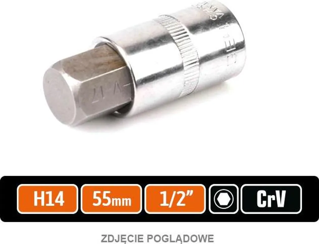 Chiave Bussola Esagonale 14mm TEGER 1/2" | Più Forte del Tuo Bullone