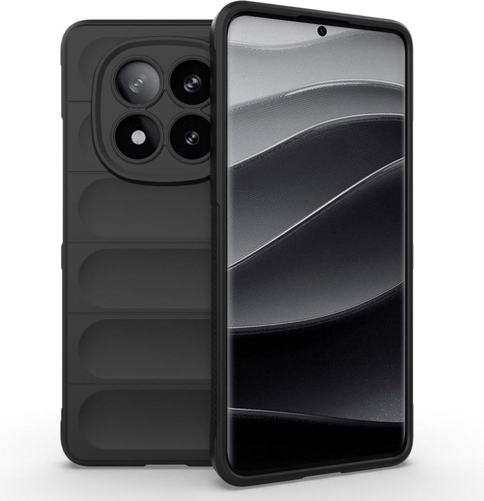 Xiaomi Redmi Note 14 Pro+ Hülle - Coverup Hands-On Rugged Back Cover - Schwarz