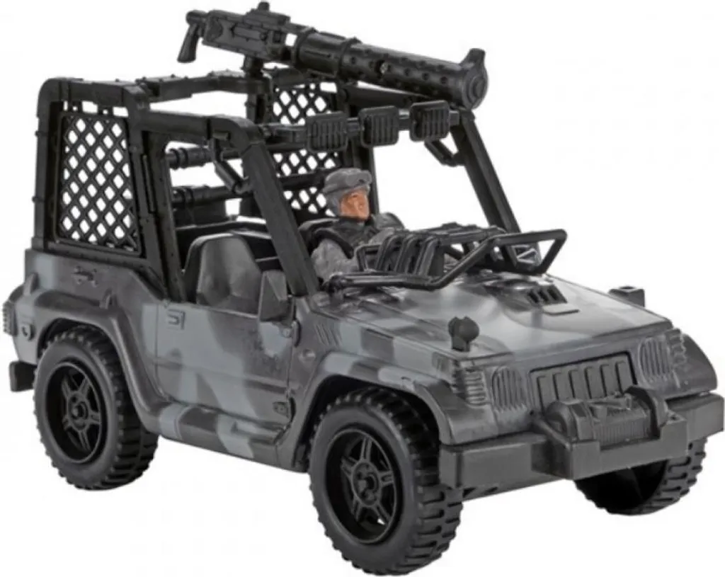 Véhicule militaire miniature et figurine articulée Toi-Toys ALFAFOX