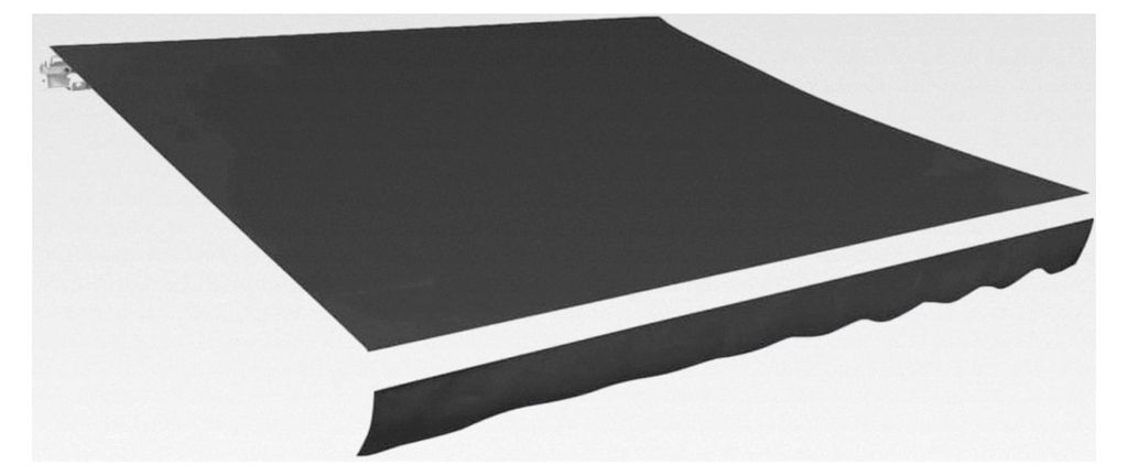 Markisenbespannung Canvas Anthrazit 300x250 cm