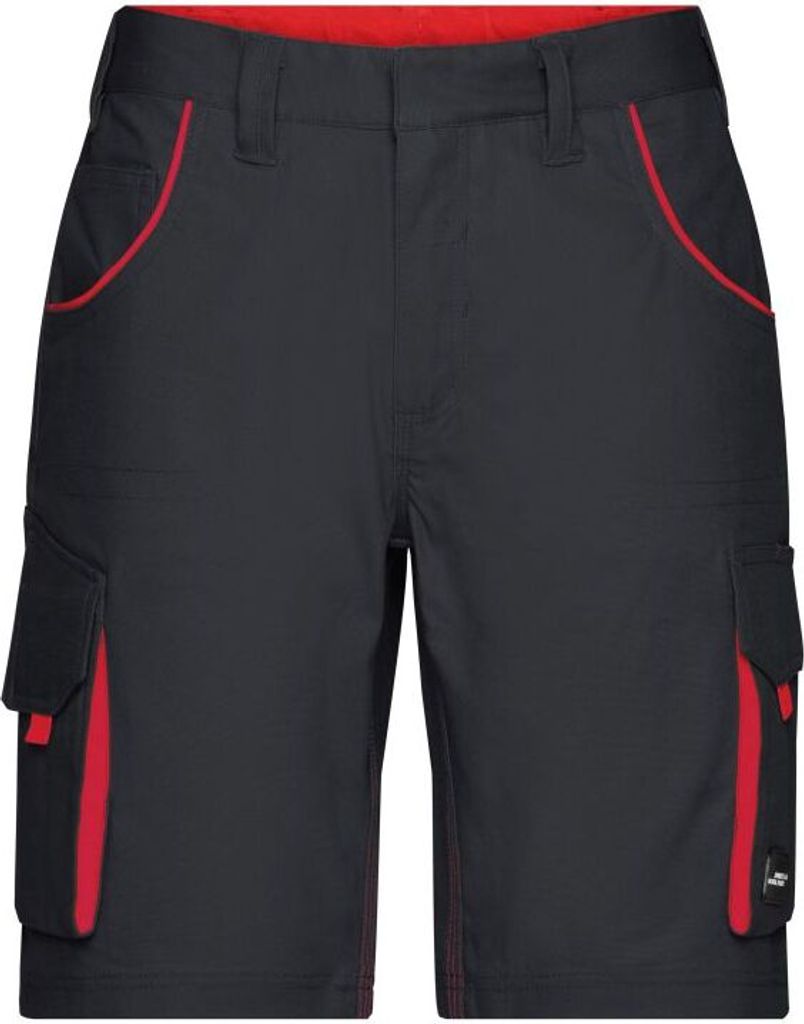 Workwear Bermudas - COLOR - carbon/red, Gr. 52