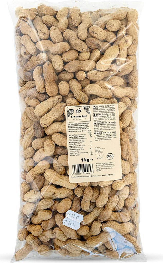 KoRo |Erdnüsse mit Schale 1 kg Produktbild 1