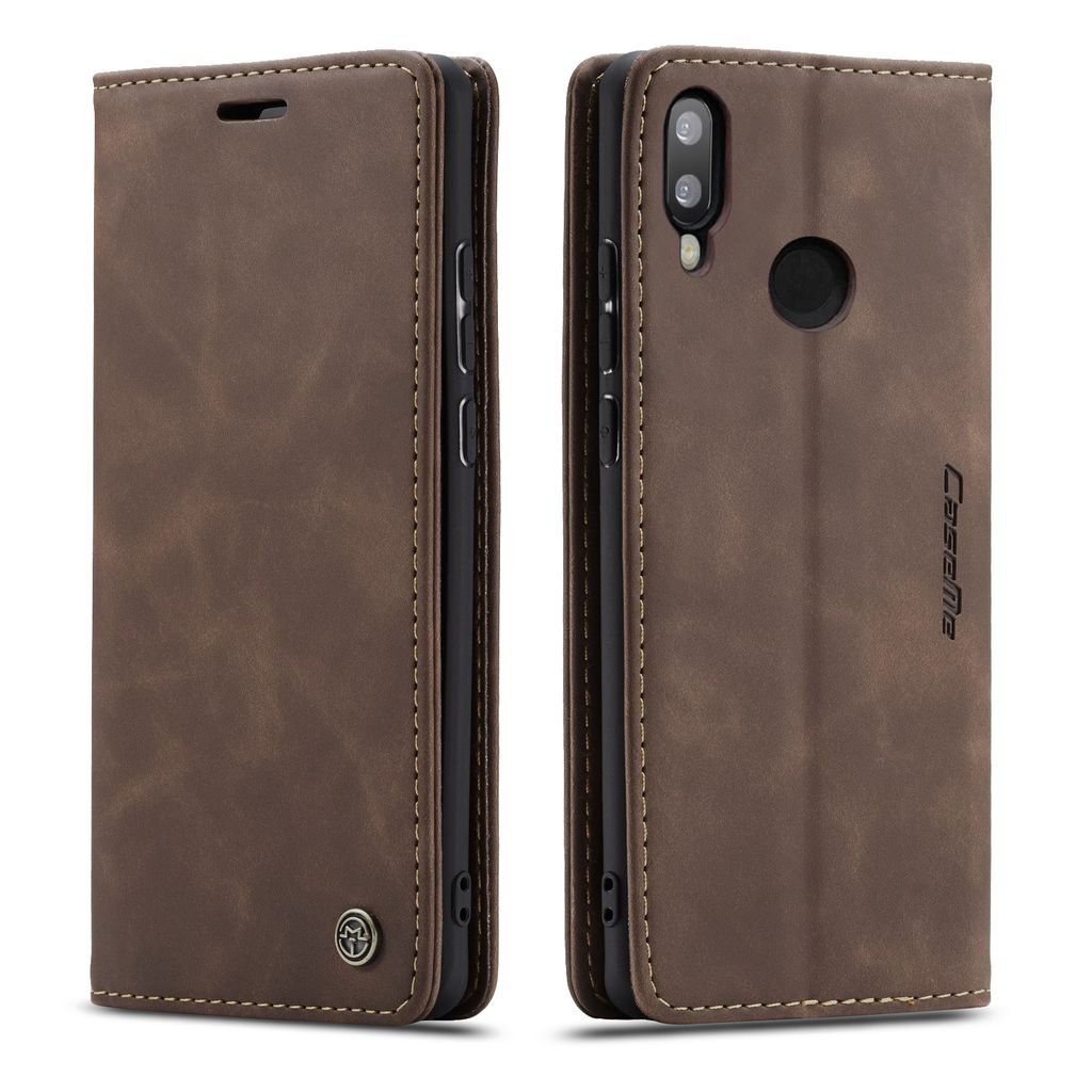 Huawei P Smart 2019 Custodia, Retro Custodia in Finto Immagine del prodotto 