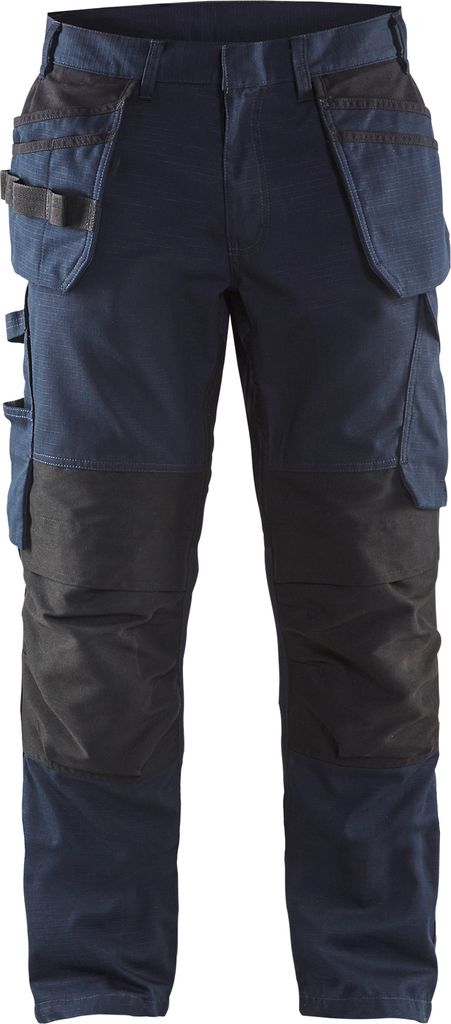 Blakläder Service Bundhose mit Stretch und Nageltaschen 1496 1330 in div. Farben, Farbe:dunkelblau/schwarz, Größe:D100 (D25)