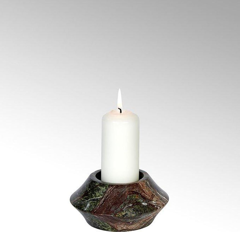 Lambert Pushkar Kerzenständer Marmor grün H6 D13 cm 63264 SP25-2