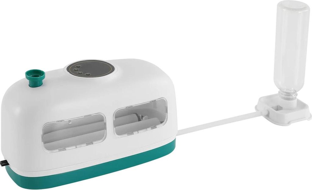 Eier Brutmaschine/Inkubator - 220V 8 Eier - Intelligenter Thermostat 20–39,5 °C - Kompakt 27,3×11×14,4 cm - Kunststoff - Weiß