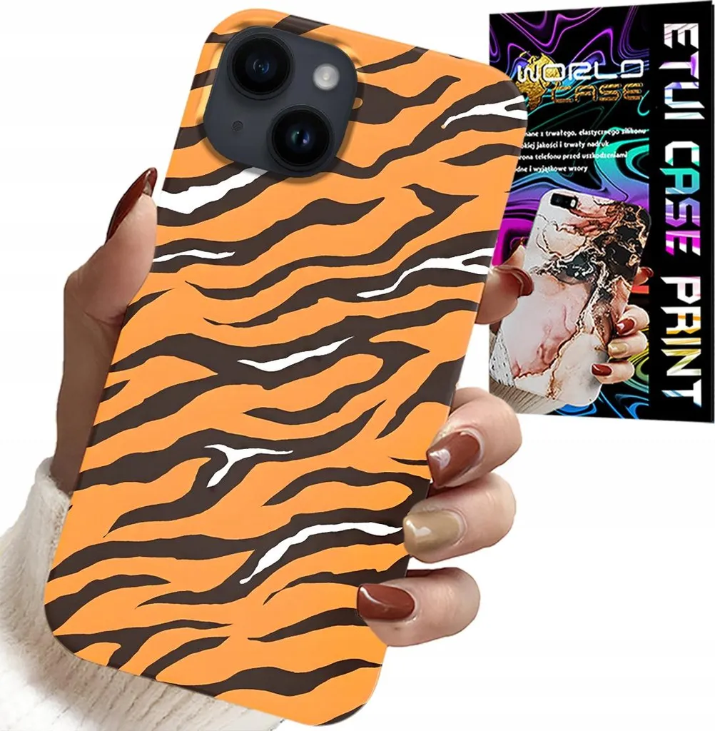Offerta iPhone 15 Plus: Cover Tigrata + Vetro | Spedizione 24h