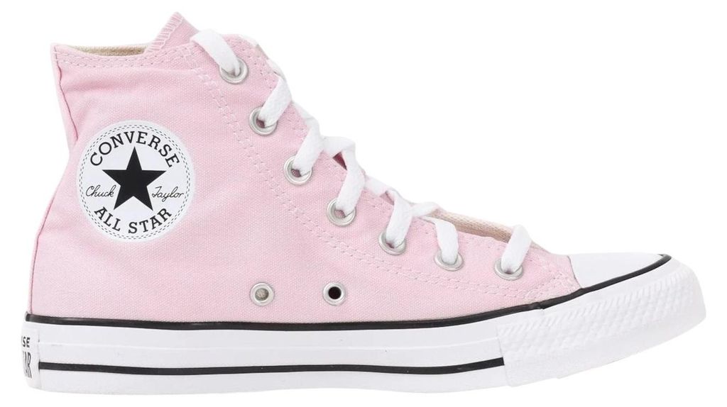 Converse Chuck Taylor All Star Canvas High Damen Sneaker Knöchelhoch High Top Turnschuhe Hellrosa 40 EU