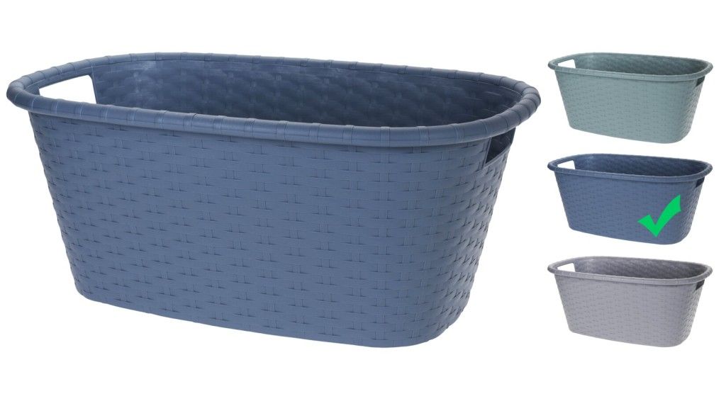 Home & Styling Cesto portabiancheria, design in rattan, Immagine del prodotto 
