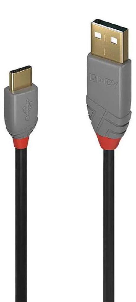 Lindy 0.5m USB 2.0 Type A to C Cable, Anthra Line Image du produit 