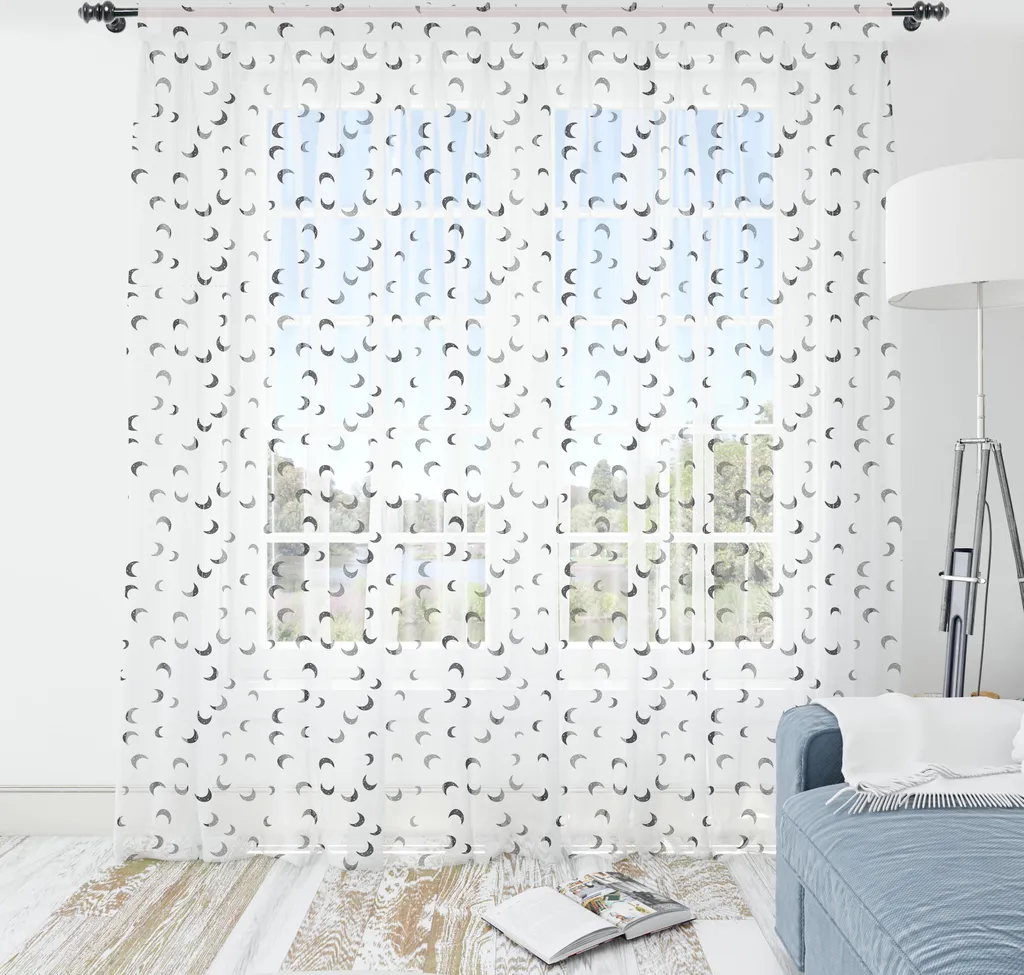 Arazzo Grande ABAKUHAUS Mezzaluna 274x274cm - Lavabile e Resistente