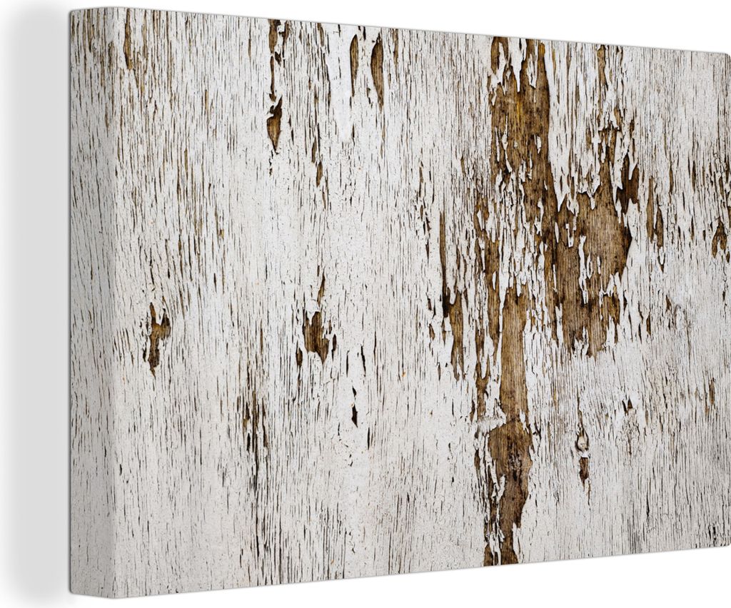 OneMillionCanvasses - Leinwandbilder - 150x100 cm, Holz - Rustikal - Baum, Wandbilder Kunstdruck Wanddekoration - Foto auf Leinwand - Gemälde au...
