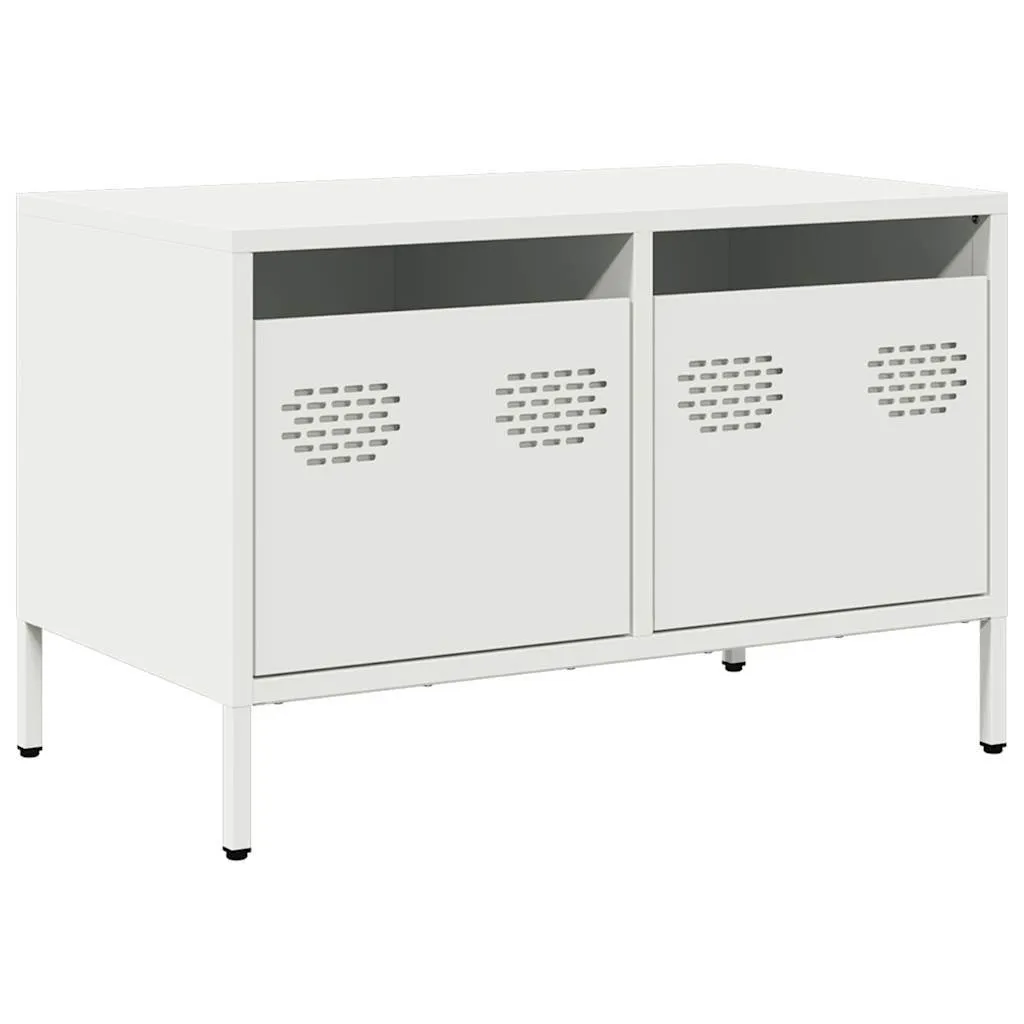 OFFERTA Mobile TV vidaXL Acciaio Bianco 68cm - Robustezza Imbattibile