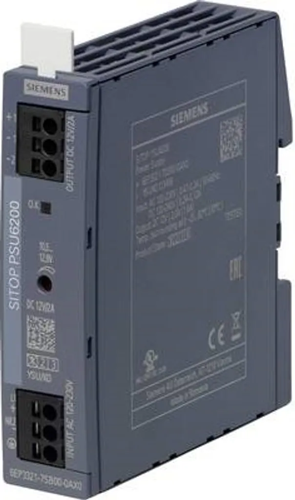Évitez les Micro-coupures avec l'Alimentation Siemens SITOP 12V 2A