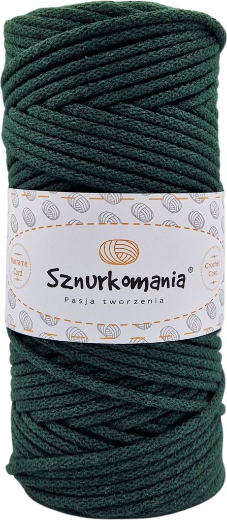 Baumwollkordel mit einem Kern 3mm 100m, Makrameegarn, Makrameekordel, Häkelkordel, Makrameekordel, Naturgarn, 3mm Kordel, geflochtene Baumwollkordel,