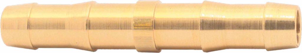 ELMAG Schlauchverbindungsrohr, für 6 mm Schlauch, Messing