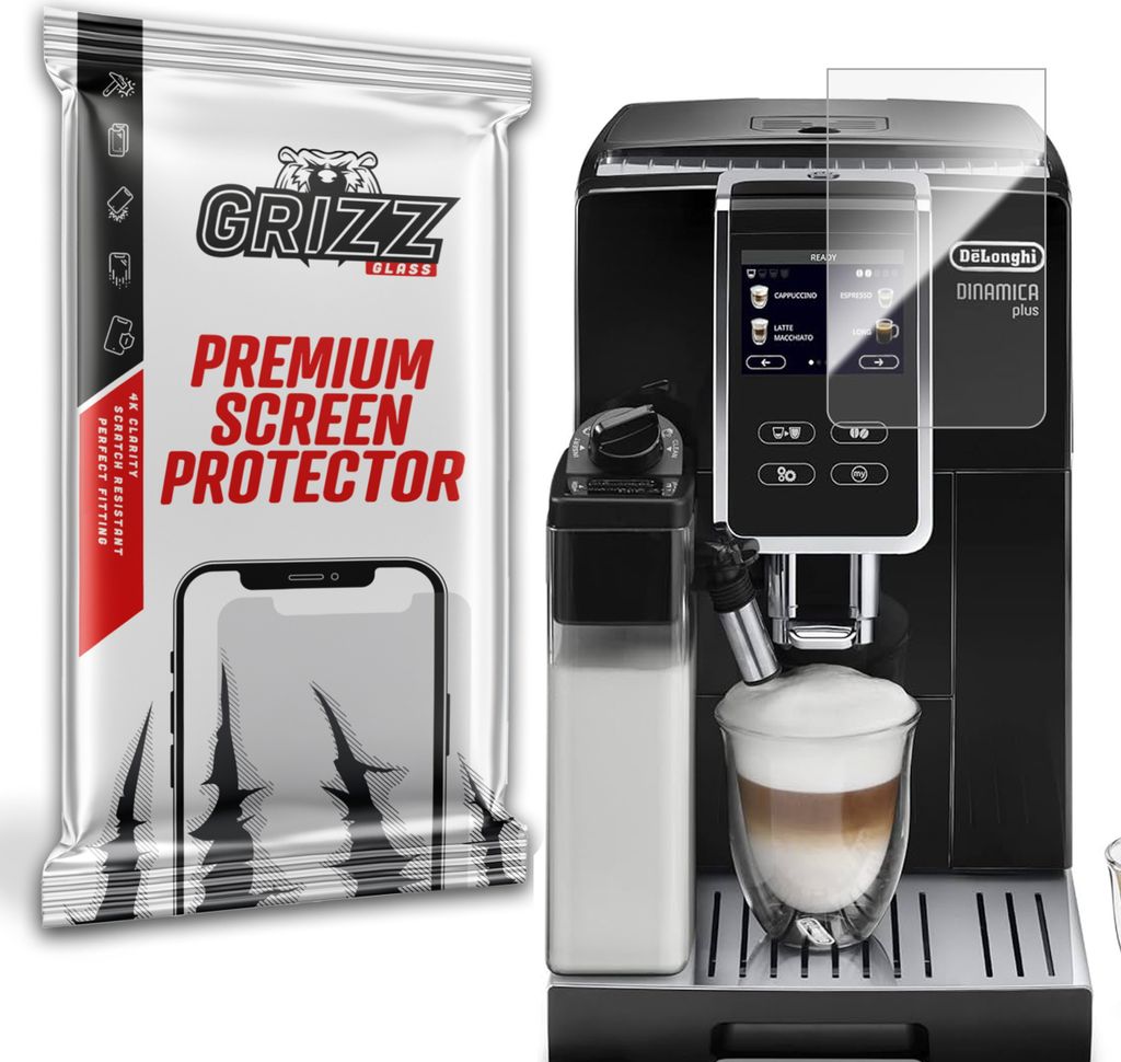 Hybrierglas GrizzGlass HybridGlass für DeLonghi Dinamica Plus ECAM 370.70.B