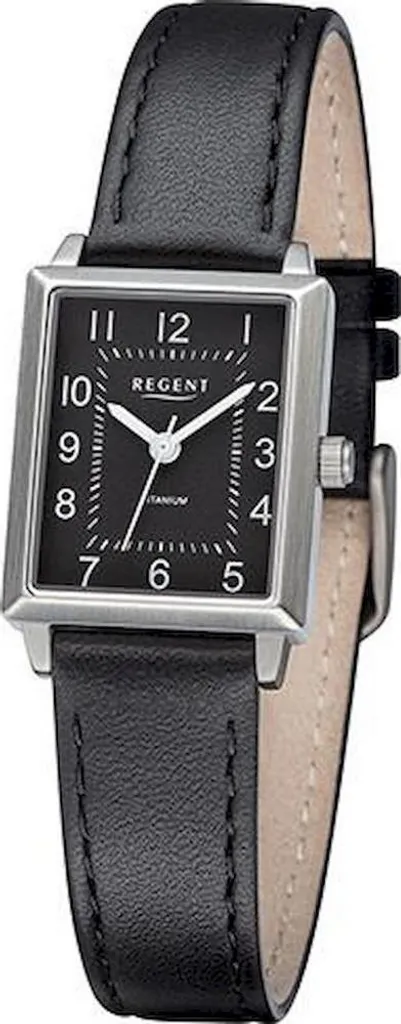 Montre Regent F-1316 pour femme avec bracelet élégant en cuir véritable