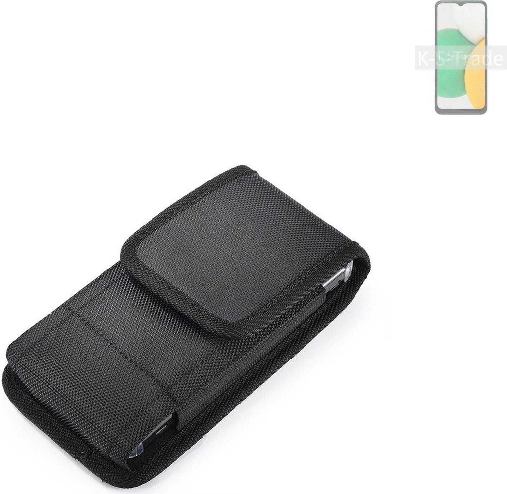 Holster Gürteltasche kompatibel mit Samsung Galaxy A04 Core Holster Gürtel Tasche wasserabweisend Handy Hülle Schutz Hülle Outdoor schwarz