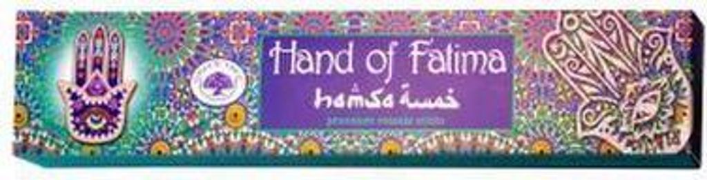 Räucherstäbchen Green Tree "Hand Of Fatima" 15gr. Produktbild 
